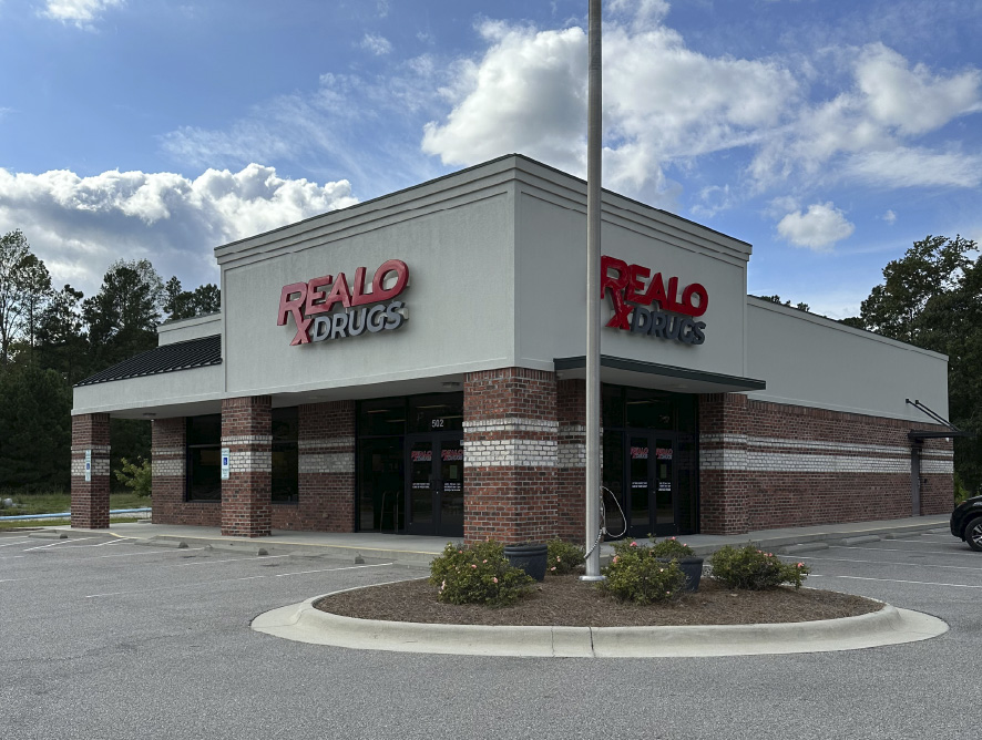 Realo Drugs of New Bern, NC near Carolina Colours